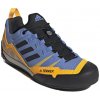 Pánské trekové boty adidas Terrex Swift Solo Approach blue fusion core black solar gold modrá