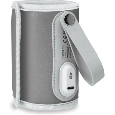 LIONELO Ohřívač lahví Thermup Go Stříbrný – Zboží Dáma