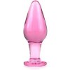 Anální kolík VšeNaSex Skleněný anální kolík Pink Glass Plug