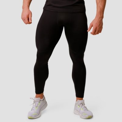 GymBeam Běžecké legíny Pulse Black – Zboží Dáma