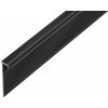 Podlahová lišta Acara soklová lišta Flexi AP36 PVC černá 50 mm 2,5 m