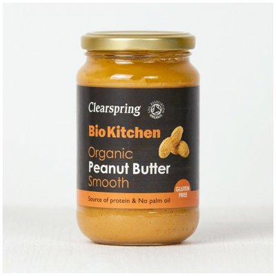Clearspring arašídové máslo jemné BIO 350 g