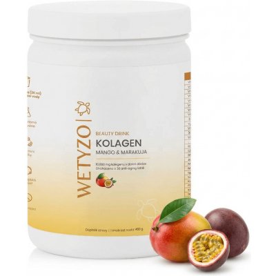 WETYZO Kolagen Beauty Drink s vitamíny Mango & Maracuja 450 g – Hledejceny.cz