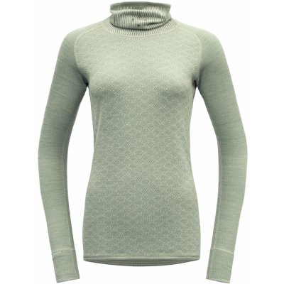 Devold Kvitegga merino 320 H. neck wmn Raw white – Zboží Mobilmania