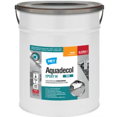 Het Aquadecol Epoxy M - bílý 10 kg (8,5 kg Složky 1 + 2 x 750 g Složky 2)