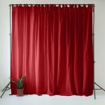 Linen Tales Lava Falls závěs červená – Zboží Mobilmania