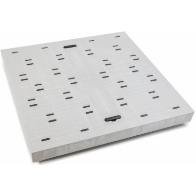 Dakota poklop s madlem 700 x 700 mm šedá – HobbyKompas.cz