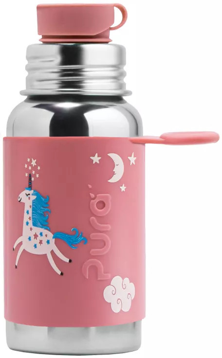 Pura Nerezová láhev se sportovním uzávěrem Unicorn 550 ml
