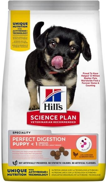 Hill’s Science Plan Puppy Perfect Digestion Medium Breed Chicken 2,5 kg