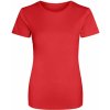 Dámské sportovní tričko Dámské UV Protect ohnivá červená