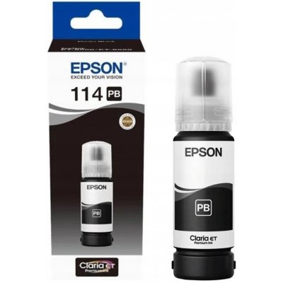 Inkoust Epson 114 Photo Black - originální – Zboží Mobilmania