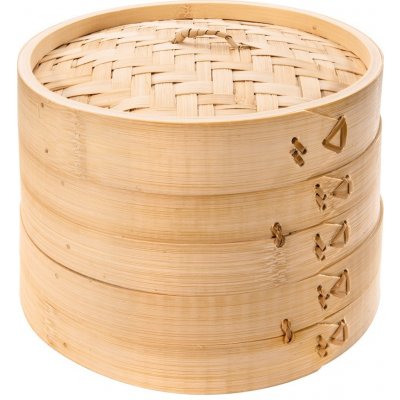 Napařovací košík bambusový NIKKO ø 20 cm, dvoupatrový - Tescoma – Zboží Mobilmania
