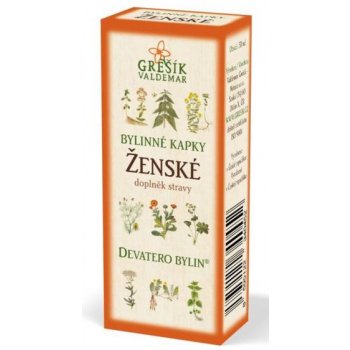 Grešík Ženské bylinné kapky 50 ml