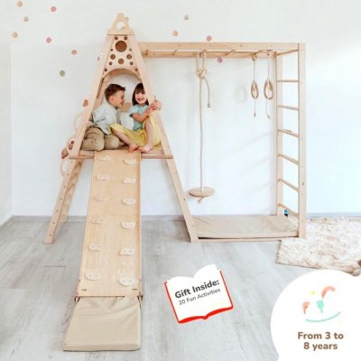 Montessori Furniture hřiště Circle color komplet – Sleviste.cz