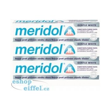 Meridol zubní pasta Gentle White 3 x 75 ml