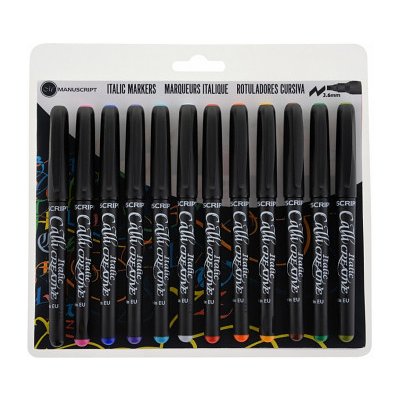 Manuscript Callicreative Kaligrafické fixy 12ks Broad – Zboží Mobilmania