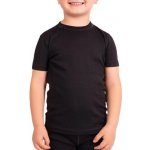 Vlnka Dětské Merino tričko s krátkým rukávem tyrkysová – Sleviste.cz