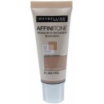 Maybelline Affinitone Perfecting + Protecting Foundation With Vitamin E - Sjednocující make-up s HD pigmenty 30 ml - 17 Rose Beige