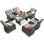 Garden Point Zahradní nábytek z ratanu Toledo Premium anthracit GAP132-FIE – Hledejceny.cz