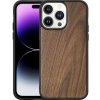 Pouzdro a kryt na mobilní telefon Apple Pouzdro PROTEMIO 50101 FOREST Dřevěný kryt Apple iPhone 14 Pro Max WALNUT