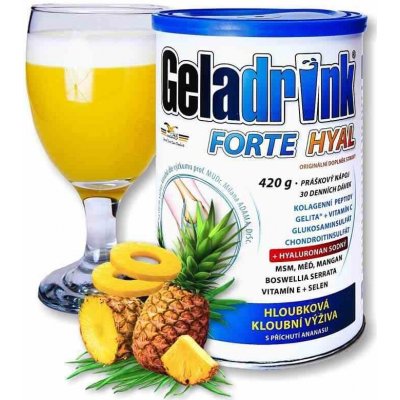 Orling Geladrink Forte HYAL nápoj 420 g Příchuť: Ananas