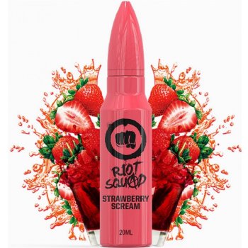 Riot Squad Strawberry Scream Shake & Vape 20 ml