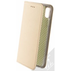 Pouzdro Sligo Smart Magnet Apple iPhone XS Max zlaté