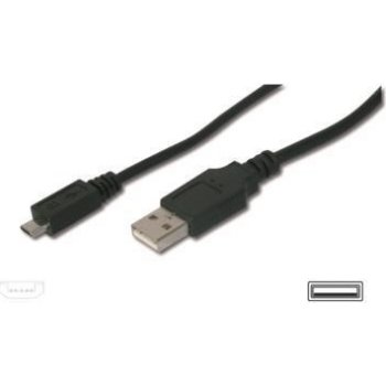 Assmann AK-300122-018-S USB 2.0, USB A M (plug)/microUSB BM (plug), 1,8m