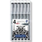 Staedtler 308 černý 6 ks – Zboží Mobilmania