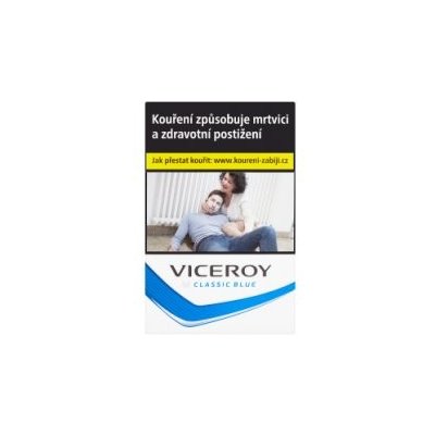 Viceroy Classic Blue cigarety s filtrem 20 ks od 88 Kč - Heureka.cz
