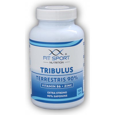 FitSport Nutrition Tribulus Terrestris 90% + Vitamin B6 + Zinc 100 kapslí – Zboží Dáma