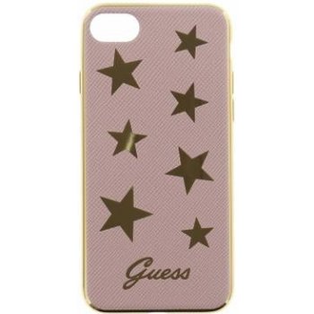 Pouzdro Guess Stars Soft TPU Apple iPhone 7 růžové