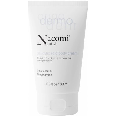 Nacomi Dermo Salicylic Acid Body Cream tělový krém s kyselinou salicylovou a niacinamidem 100 ml