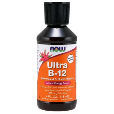 Now Foods Vitamín B12 Ultra 118 ml kapky