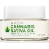 Pleťový krém Avon Cannabis Sativa Oil hydratační krém s konopným olejem 50 ml