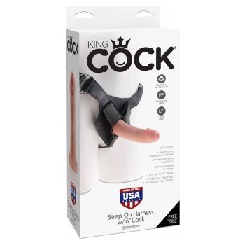 Pipedream King Cock Strap on Harness w/ 6" Cock