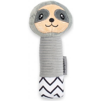 Dětská pískací plyšová hračka s kousátkem New Baby Sloth – Sleviste.cz