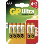 GP Ultra Alkaline AAA 6ks B1911MM – Hledejceny.cz