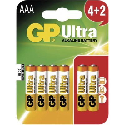 GP Ultra Alkaline AAA 6ks B1911MM – Zbozi.Blesk.cz