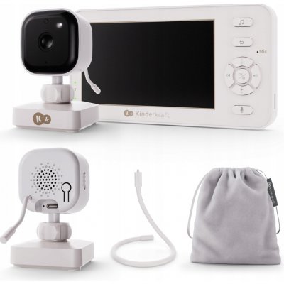 Kinderkraft dětská chůvička bez Wi-Fi Niteeye Travel – Zboží Mobilmania