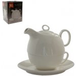 Domestic Konvička s šálkem 350ml a podšálkem Tea for One MH005924 550ml – Zboží Dáma