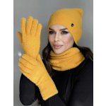 Fashionweek Dámský komplet čepice + nákrčník S3051 Hořčičný – Hledejceny.cz