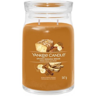 Yankee Candle Signature Spiced Banana Bread 567 g – Zboží Dáma