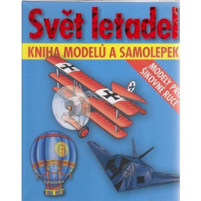 Svět letadel - Kniha modelů a samolepek – Zboží Mobilmania