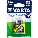 Varta Power AAA 1000 mAh 2ks 5703301402 – Zboží Živě