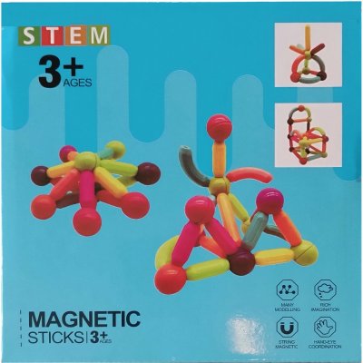 Bavytoy Magnetická stavebnice 25 ks Startovací sada – Hledejceny.cz