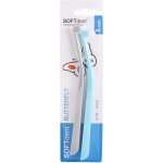 Soft Dent Butterfly jednosvazkový zubní kartáček 6 mm 2 ks – Zboží Mobilmania