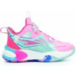 Progress Junior Basketball dětské sportovní boty s kolečkem SLL lehké a prodyšné růžová/tyrkys – Zboží Dáma
