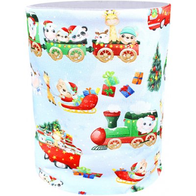 V-Mart zateplený nákrčník Vánoční vláček – Zboží Mobilmania