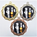 Kuželky medaile DI7003-L215 – Zboží Dáma